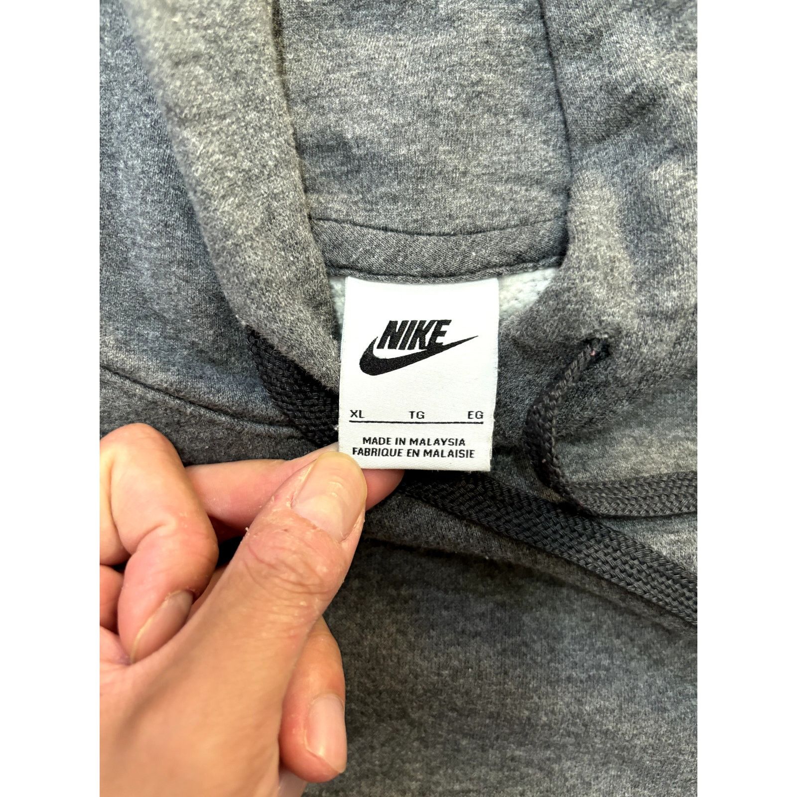 Nike × Vintage NIKE Boxy Fit Pullover Hoodie Size US M / EU 48-50 / 2 - 4 Thumbnail