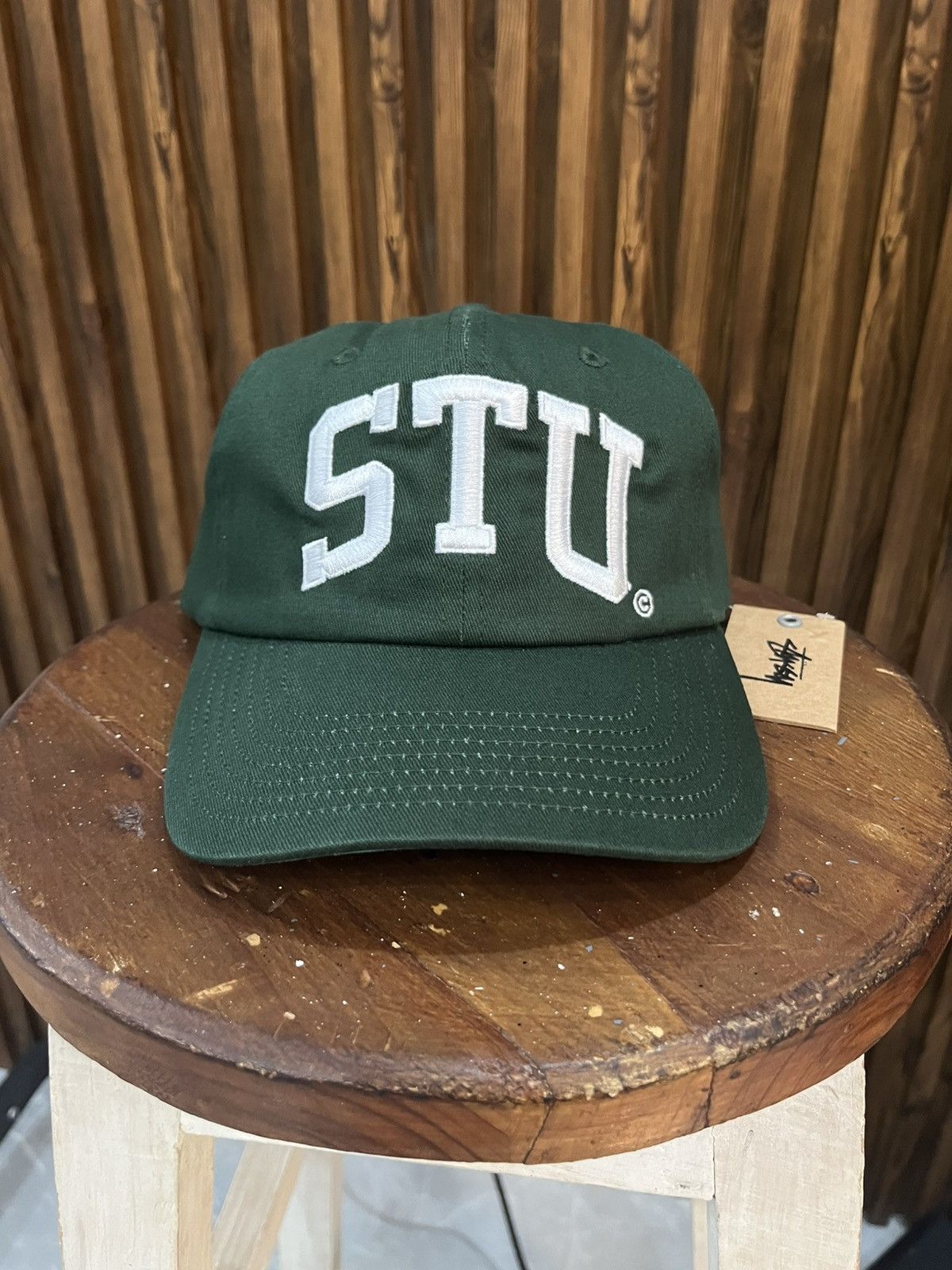 Stussy Stussy Stu Arch Strapback Cap Size ONE SIZE - 1 Thumbnail
