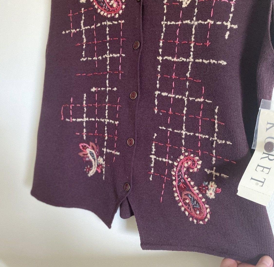 Other KORET RAISIN BRITTANY SWEATER VEST Size S / US 4 / IT 40 - 3 Thumbnail
