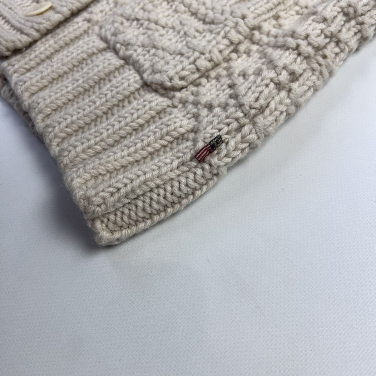 Ralph Lauren × Vintage Ralph Lauren heavyweight wool knit cardigan vest Size M / US 6-8 / IT 42-44 - 5 Thumbnail