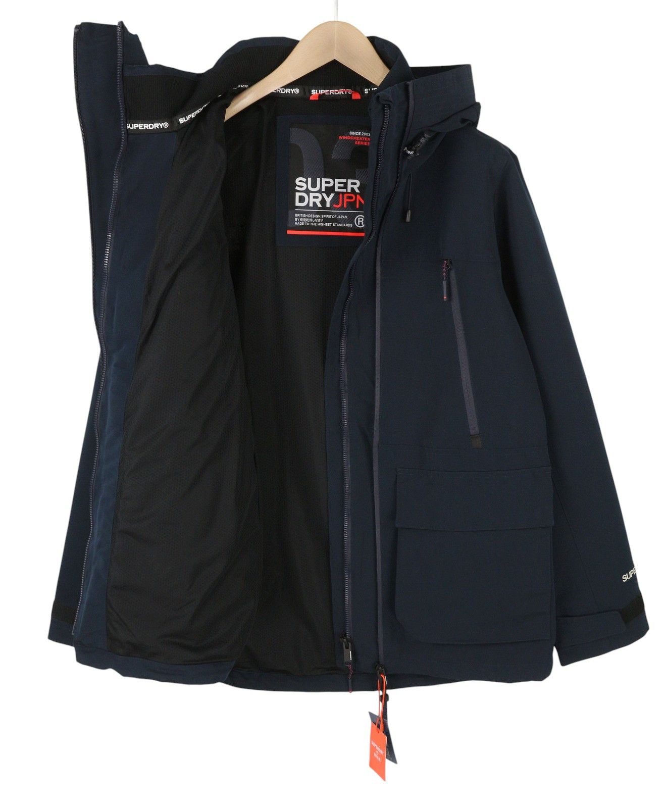 Superdry Windbreaker M Blue Full Zip Light 87145 Size US M / EU 48-50 / 2 - 4 Thumbnail