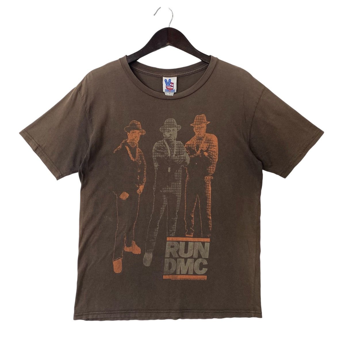 💥VINTAGE RUN DMC raptee SUNFADED hip hop band shirt