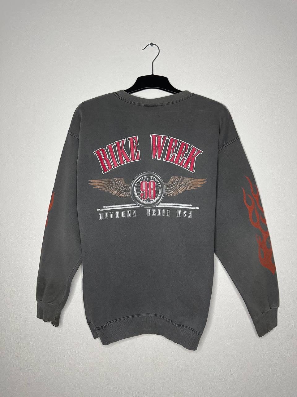 Harley Davidson Vintage Bike Week 98 Eagle MOTO Sweatshirt Daytona USA Y2K Size US L / EU 52-54 / 3 - 2 Thumbnail