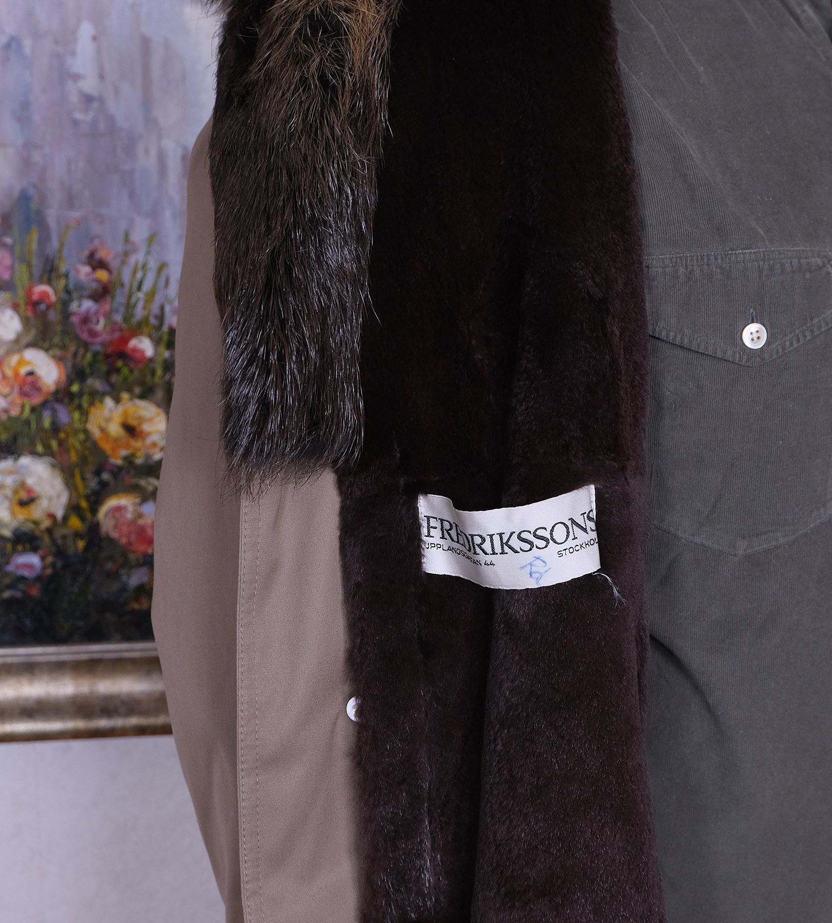 Other Furscandia, Tan Trench Coat, Size 40, Fur Lined Size US M / EU 48-50 / 2 - 5 Thumbnail