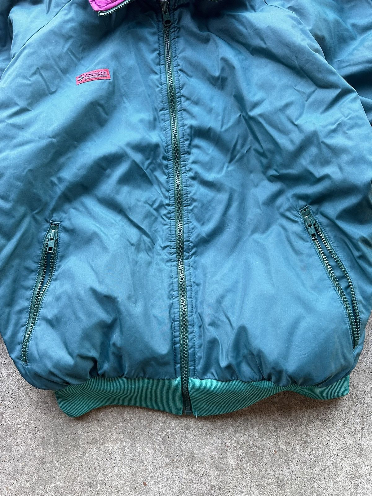 Columbia × Vintage Vintage Reversible Columbia Bomber Jacket Size US L / EU 52-54 / 3 - 3 Thumbnail