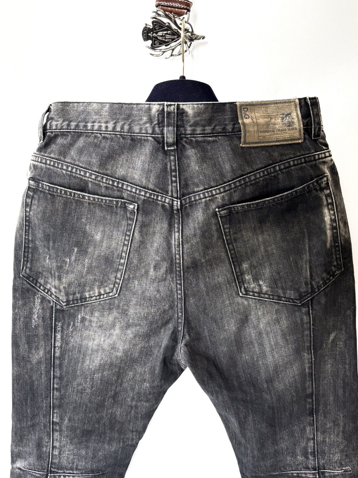 Dolce & Gabbana Dolce Gabbana Biker Denim Jeans Size US 31 - 4 Thumbnail