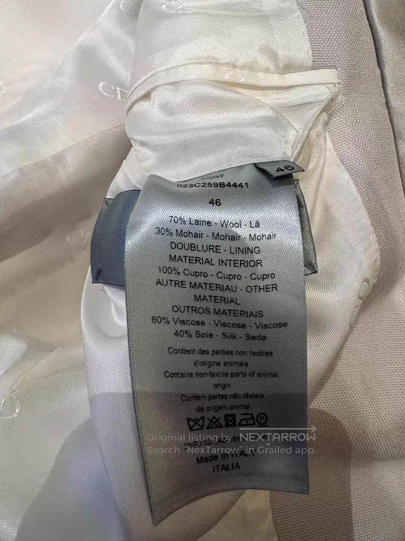 Dior Dior Satin Suit Jacket i Size US S / EU 44-46 / 1 - 6 Thumbnail