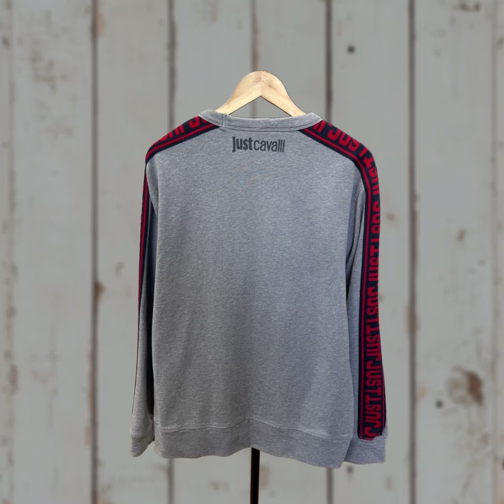 Just Cavalli Just Cavalli Luxury Sweatshirt Mens L Gray Retro Y2K Hype Vintage Size US L / EU 52-54 / 3 - 1 Thumbnail
