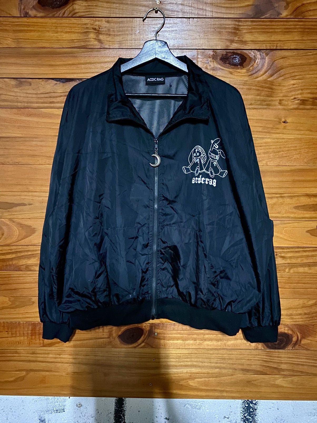 Japanese Brand ACDC RAG Bunny Dolls Coach Jacket Harajuku Gothic Streetwear Size US L / EU 52-54 / 3 - 3 Thumbnail