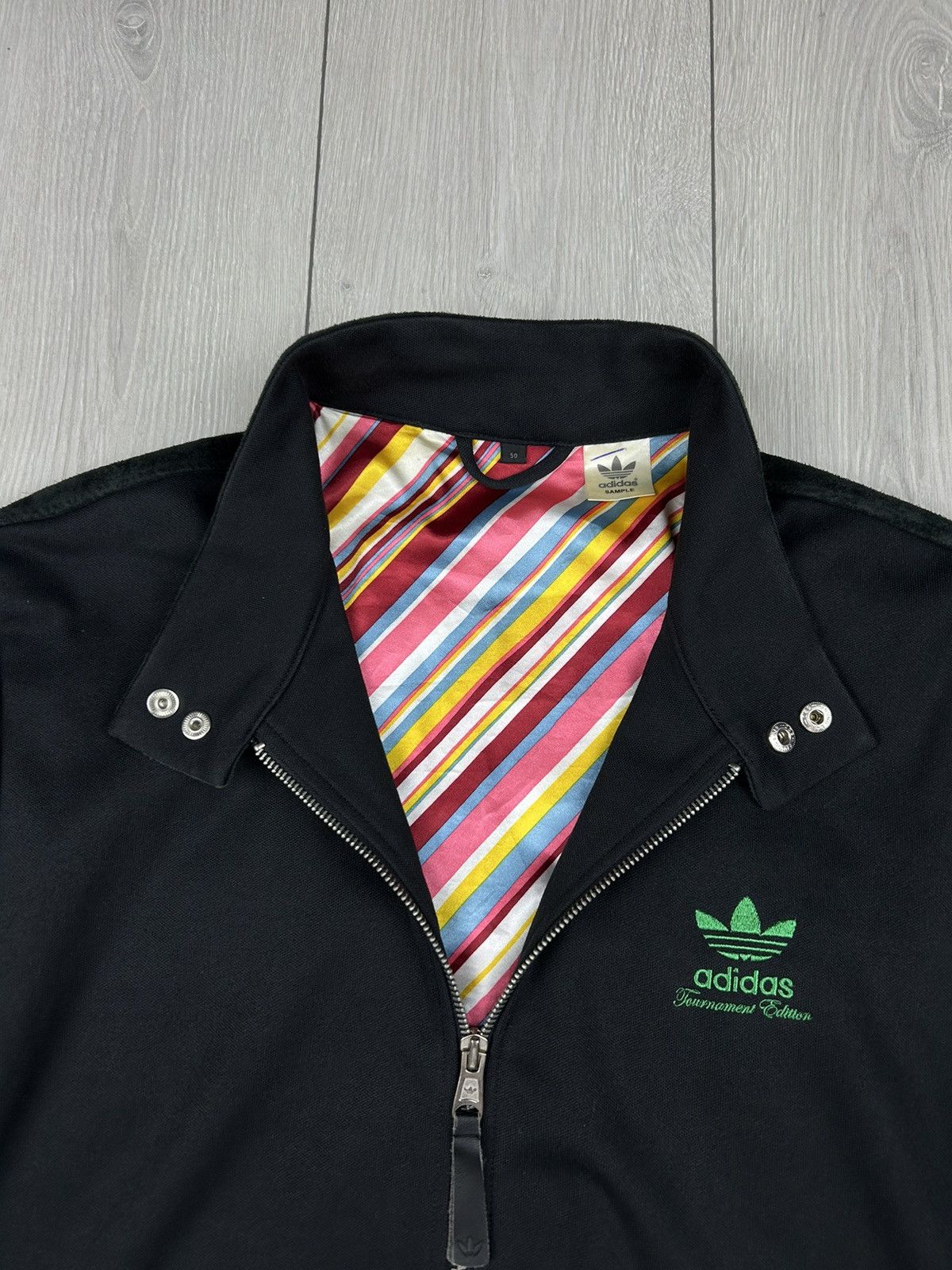 Adidas × Vintage Adidas Tournament Edition Sample Men’s Black Jacket Size M Size US L / EU 52-54 / 3 - 5 Thumbnail