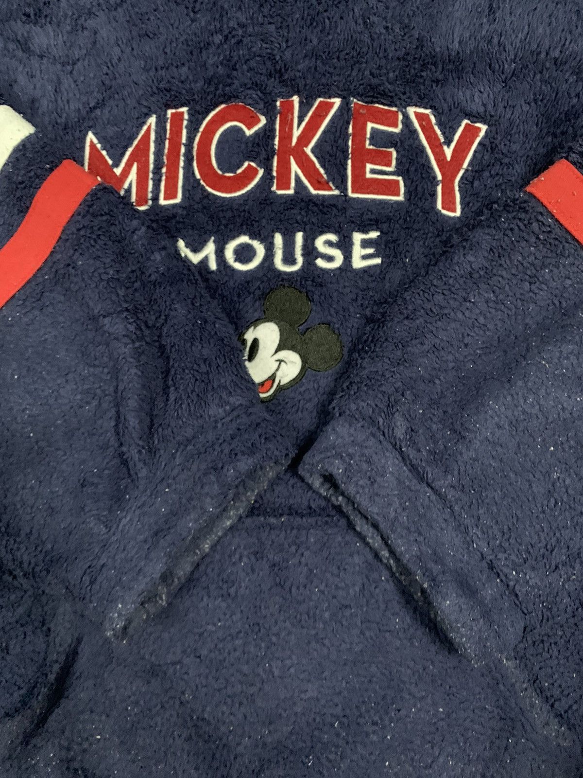 Disney Vintage Disney Mickey Mouse Big Logo Fleece Sweatshirts Size US L / EU 52-54 / 3 - 8 Thumbnail