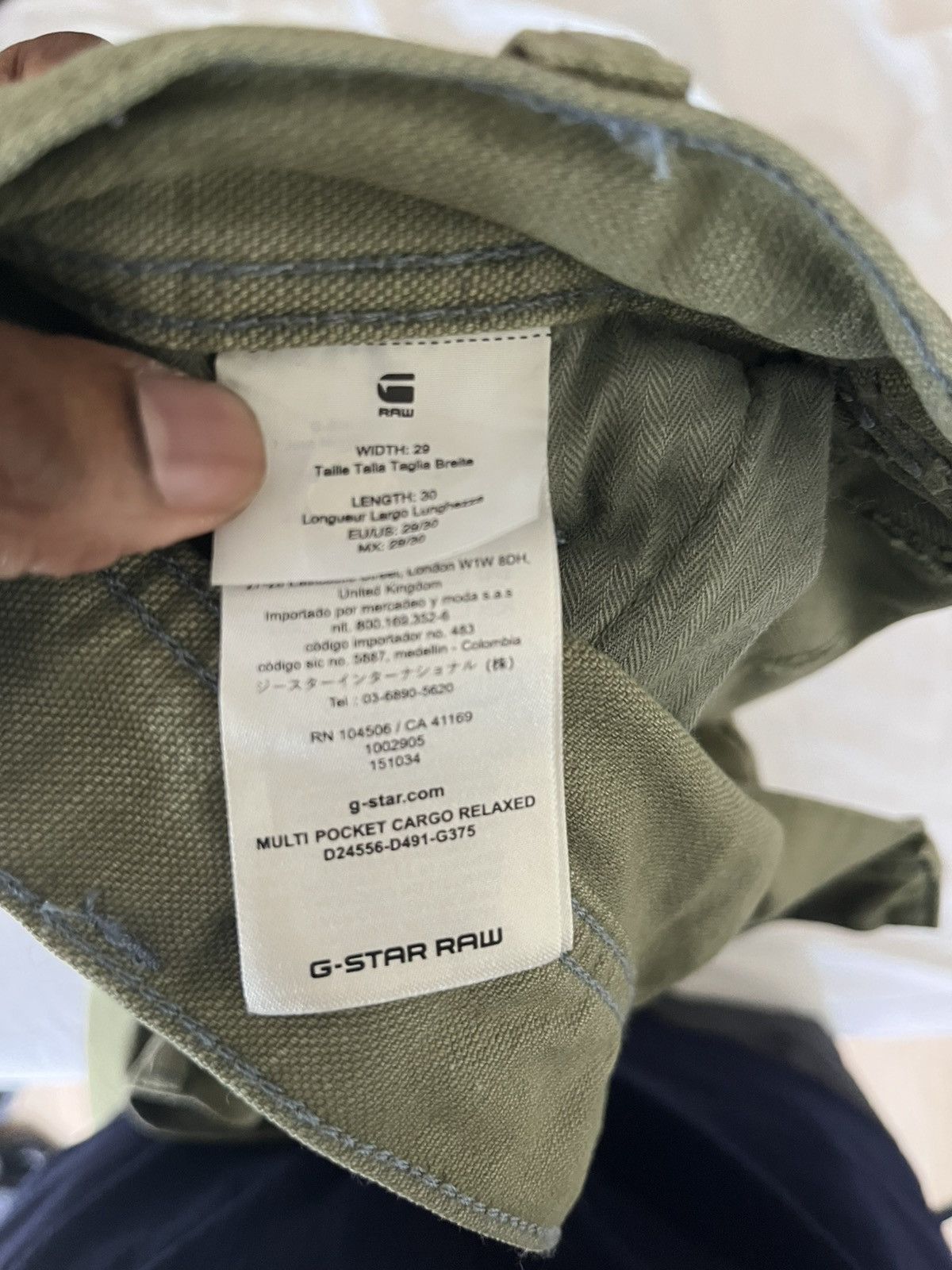 G-Star G Star Raw denim pants multi-pocket Size US 29 - 7 Thumbnail