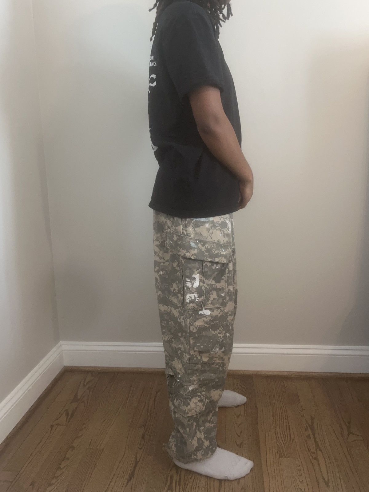 Vintage Military Camo Pants Size US 30 / EU 46 - 4 Thumbnail