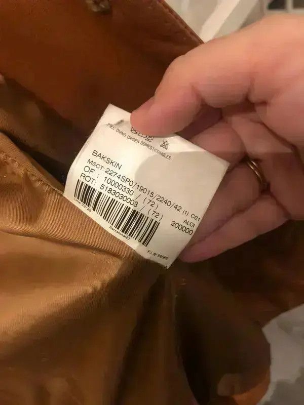 Burberry × Vintage BURBERRY Jacket Leather Coat Blazer Brown Vintage Size L / US 10 / IT 46 - 4 Thumbnail