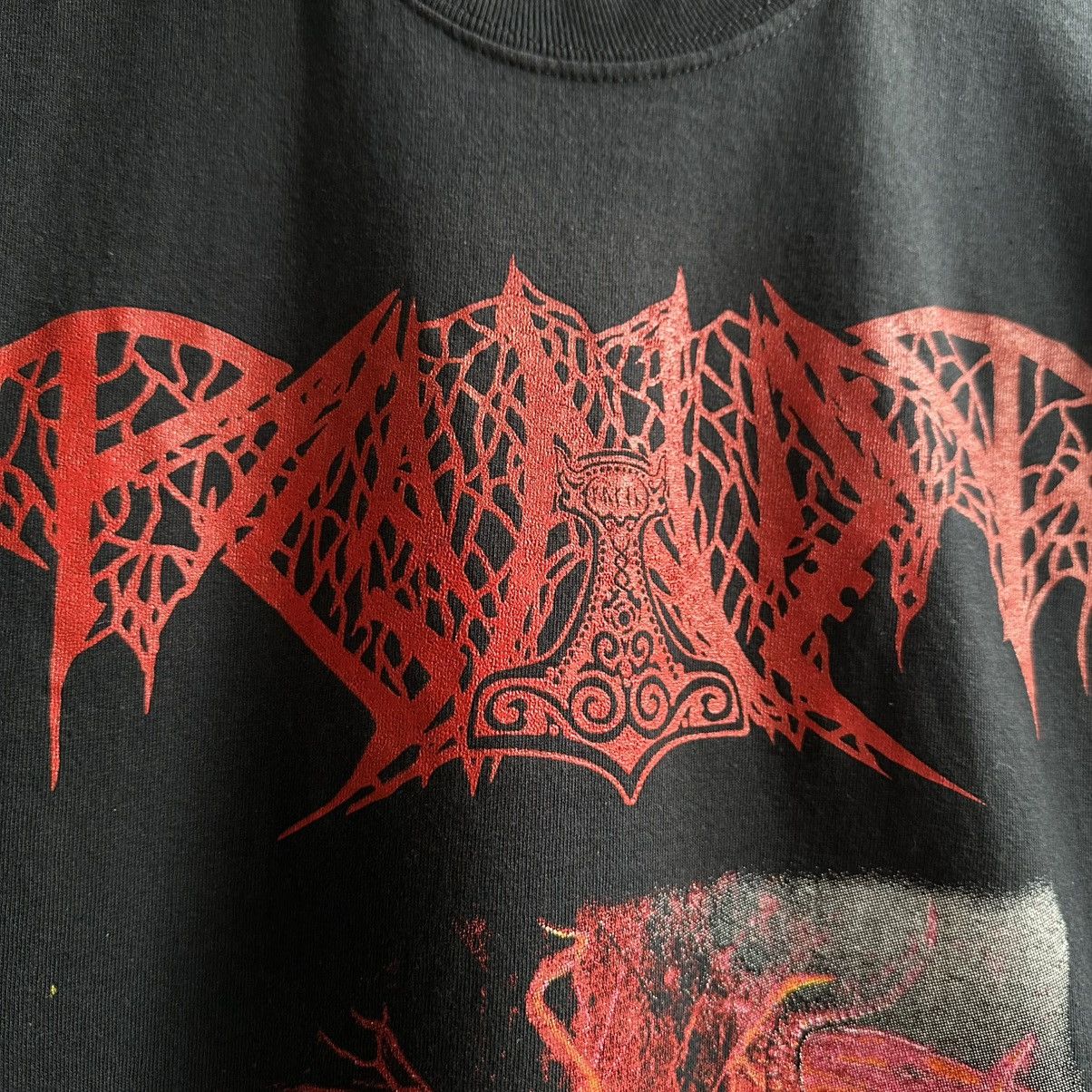 Band Tees × Vintage VINTAGE Y2K PAGANIZER DEATH METAL BAND TEE Size US M / EU 48-50 / 2 - 4 Thumbnail