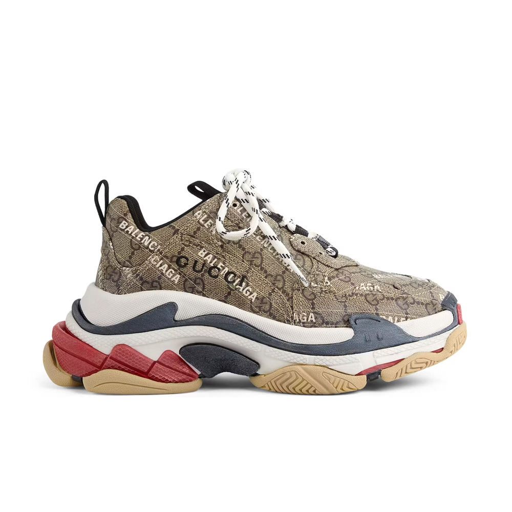 Balenciaga × Gucci Gucci x Balenciaga The Hacker Project Triple S Sneaker Size US 9 / EU 42 - 2 Thumbnail