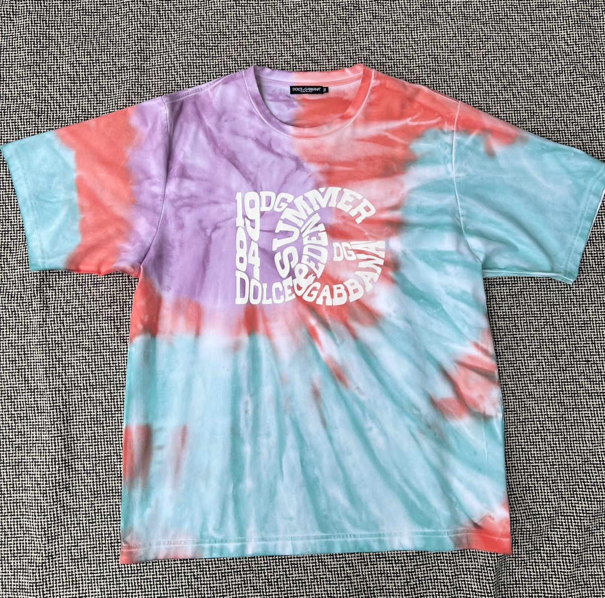 Dolce & Gabbana Dolce & Gabbana Summer 1984 Tie Dye Collecction Size US L / EU 52-54 / 3 - 1 Thumbnail