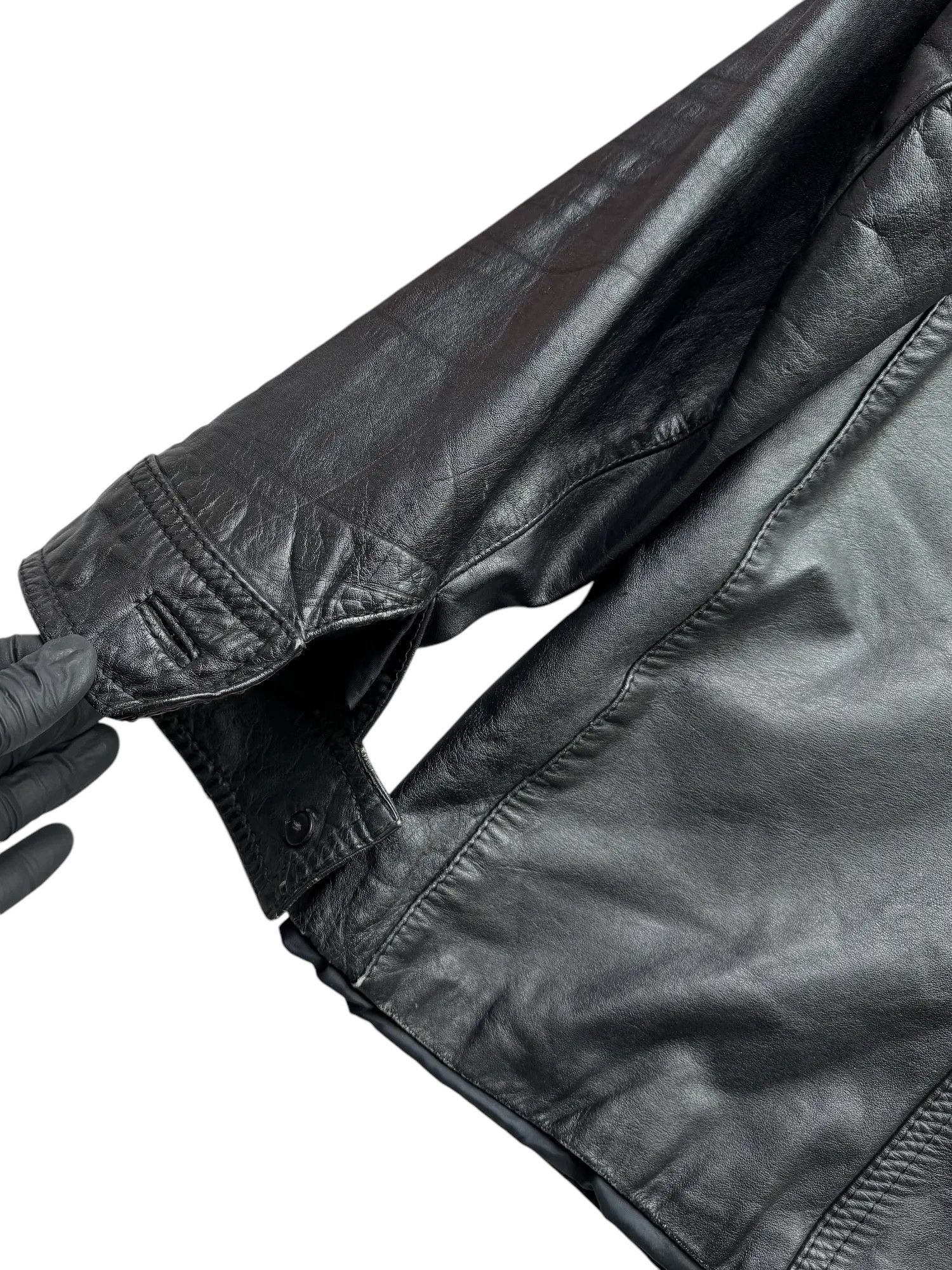 Vintage Y2K Leather Jacket(V144) Size US L / EU 52-54 / 3 - 6 Thumbnail