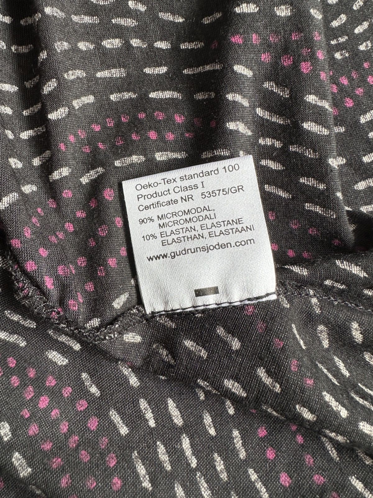 Gudrun Sjoden GUDRUN SJODEN Micromodal Tunic Top Blouse Wave Print Size XL Size XL / US 12-14 / IT 48-50 - 10 Thumbnail