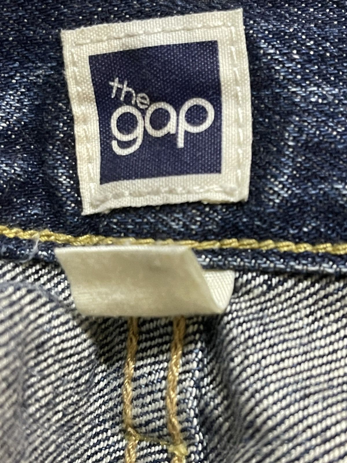 Gap Vintage 90s Gap Faded Mud Wash Distressed Wide Leg Baggy Size US 34 / EU 50 - 10 Thumbnail
