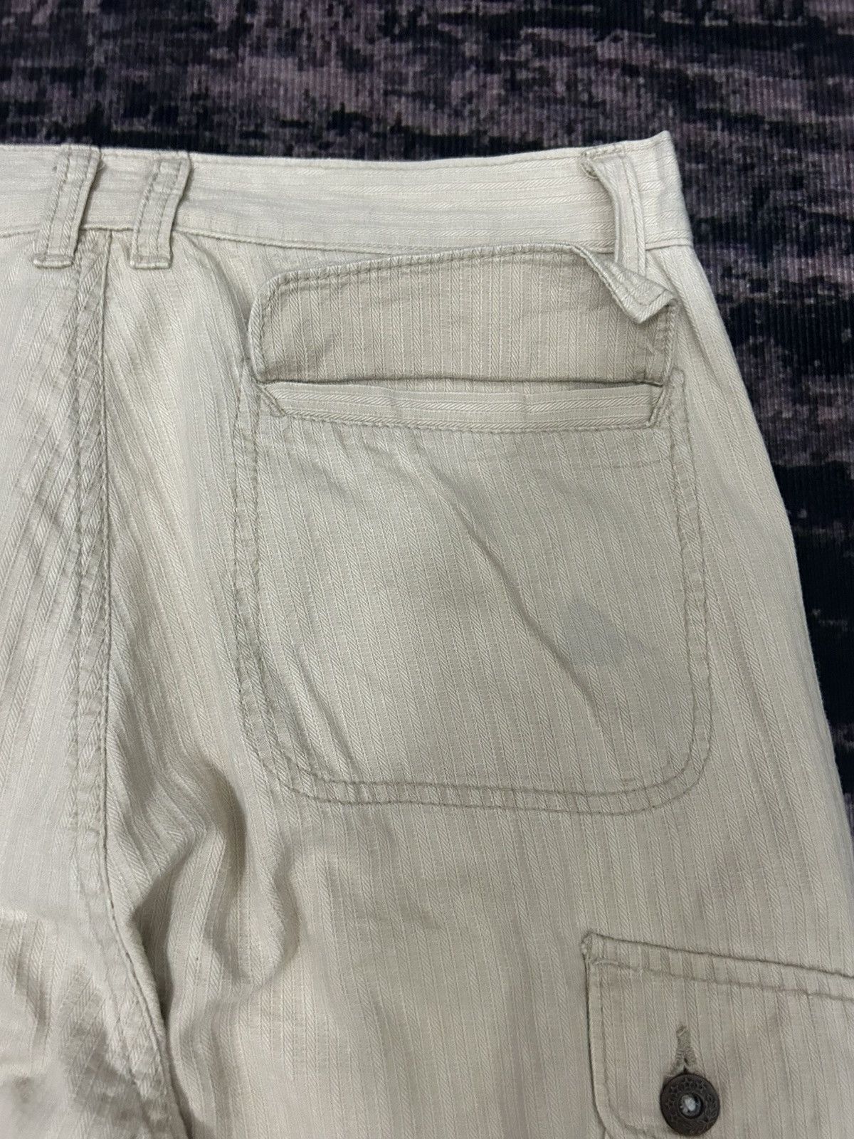 Takeo Kikuchi Vintage Takeo Kikuchi Herringbone Cargo Pants Size US 30 / EU 46 - 10 Thumbnail