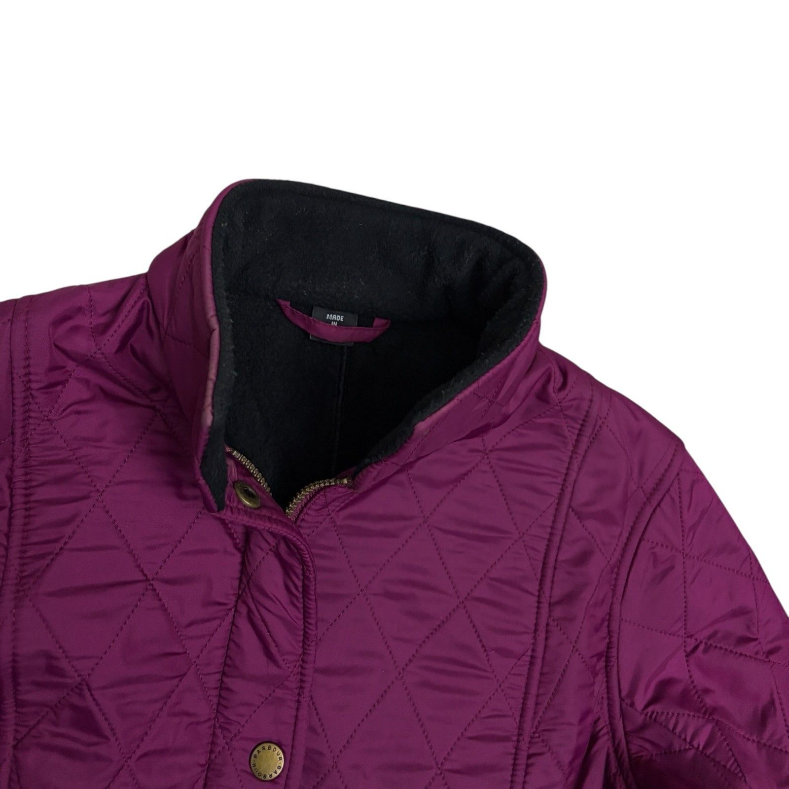 Barbour BARBOUR Kensington Quilt Fleece-Lined Winter Jacket 4 Size S / US 4 / IT 40 - 6 Thumbnail