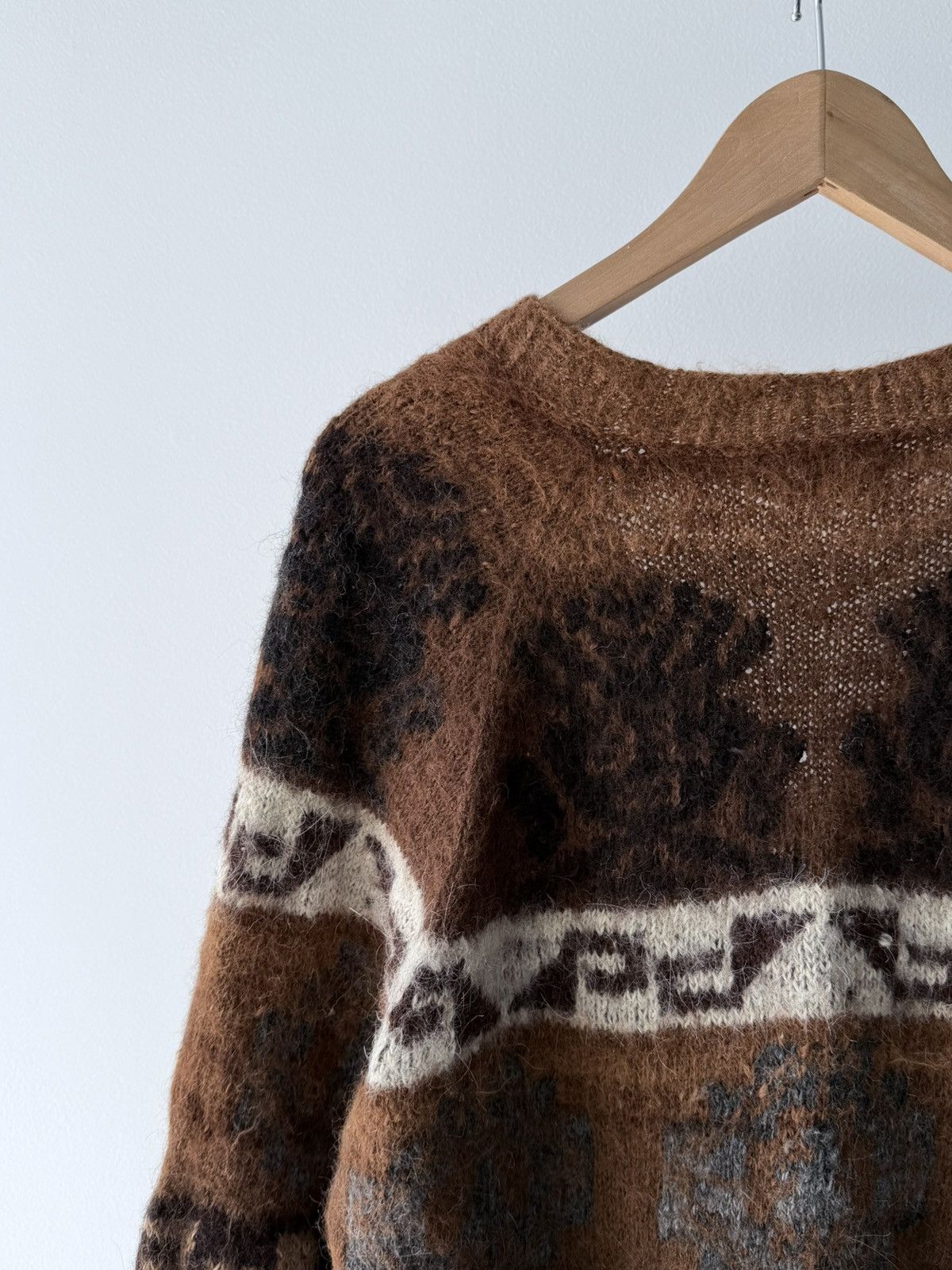 Vintage Vintage 70s Alpaca Wool Cardigan Sweater Size US M / EU 48-50 / 2 - 8 Thumbnail