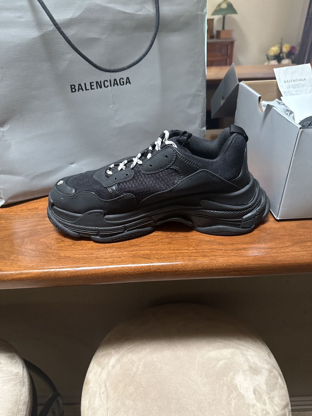 Balenciaga Balenciaga Triple S Size 12 Size US 12 / EU 45 - 5 Thumbnail