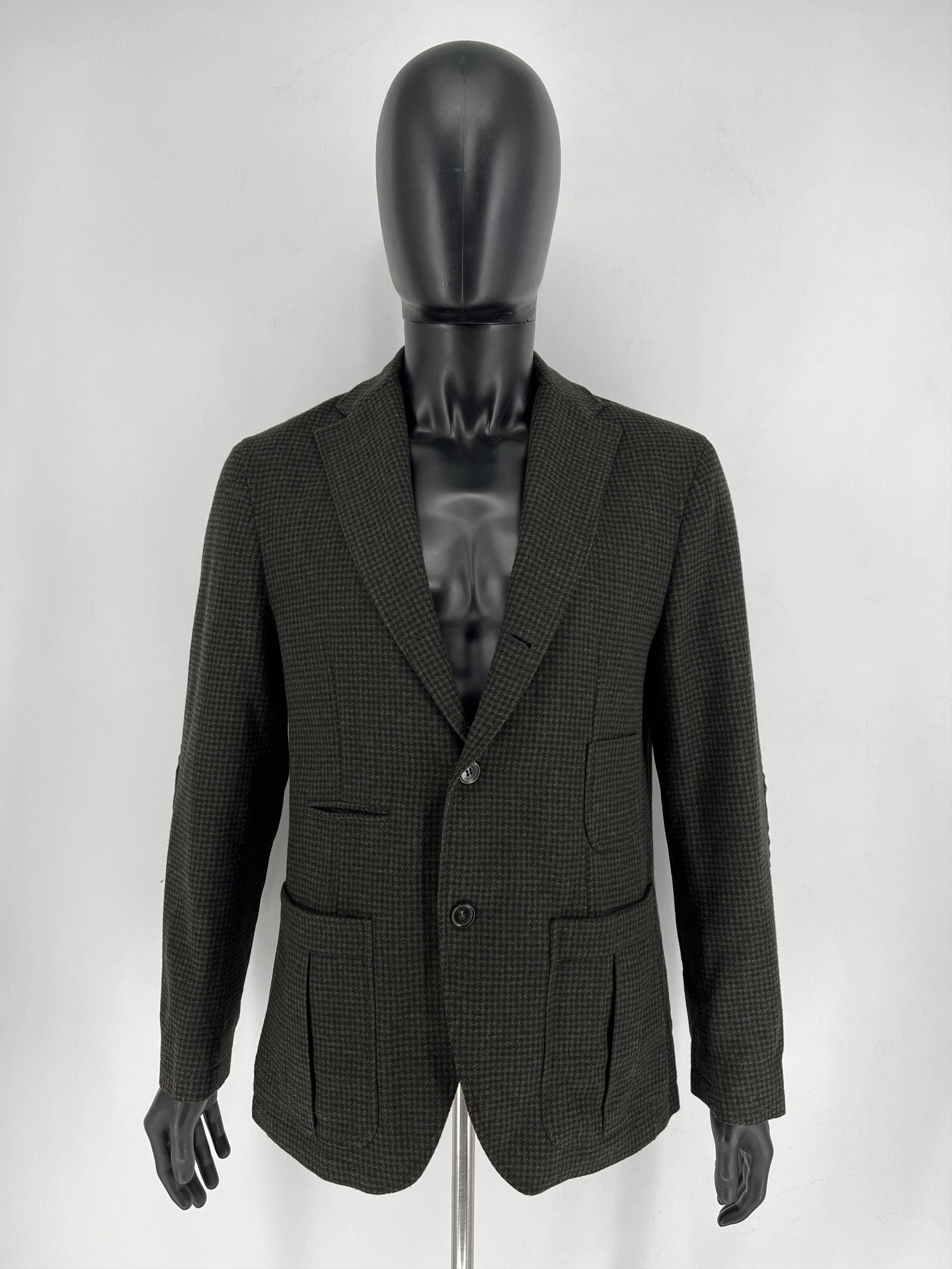 Cerruti 1881 × Seditionaries Nano Cerruti Checkered Plaid Blazer Wool Coats Jacket Size 50S - 2 Thumbnail