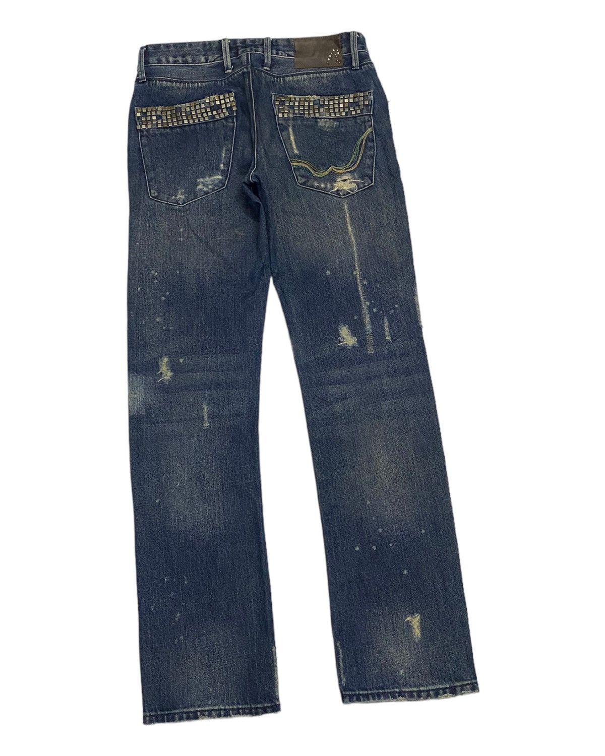 Hysteric Glamour × Undercover GRAIL🔥ARCHIVE REPLAY DISTRESSED DENIM UNDERCOVER STYLE Size US 32 / EU 48 - 6 Thumbnail