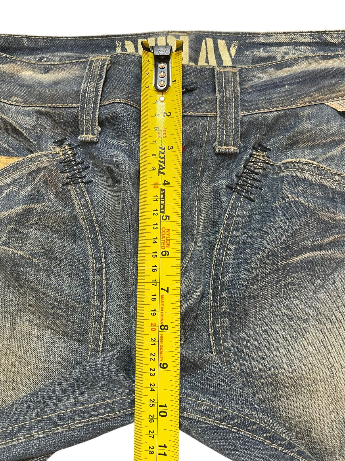 Replay Vintage Replay Blue Mud Wash Blue Faded Style Loose Jeans Size US 30 / EU 46 - 15 Thumbnail