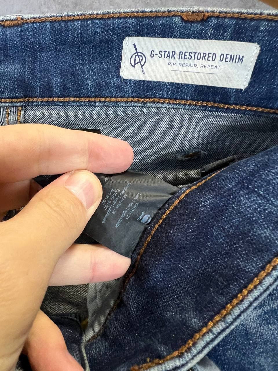 G-Star G Star Raw biker distressed denim jeans Size US 30 / EU 46 - 8 Thumbnail
