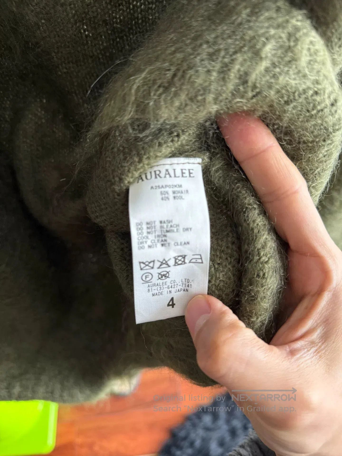Auralee AURALEE Mohair Sweater. Size US XL / EU 56 / 4 - 4 Thumbnail