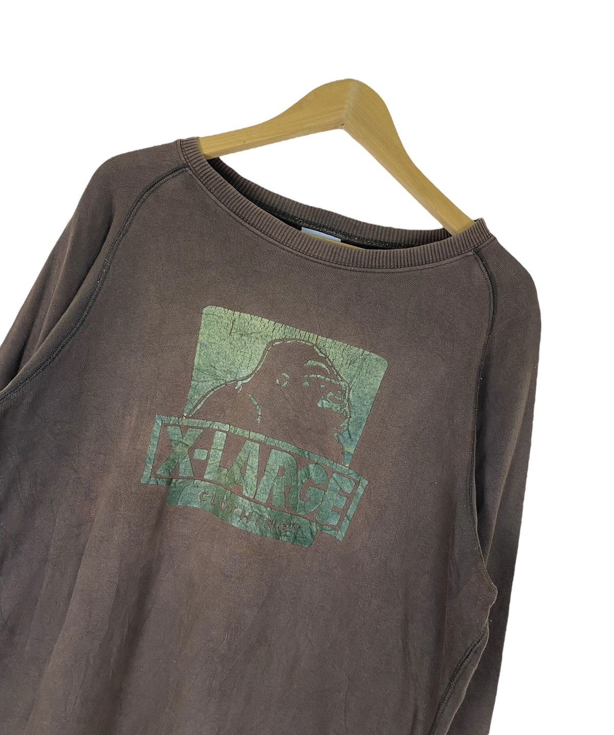 Vintage × Xlarge Vintage Trashed Xlarge Big Logo Sweatshirt Size US M / EU 48-50 / 2 - 1 Thumbnail
