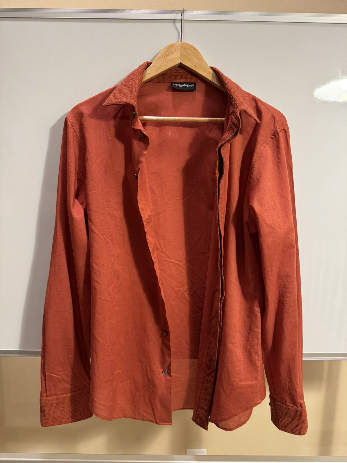 Emporio Armani Emporio Armani- Shirt - Color Rust- 15 ¾ (inches-neck) Size US M / EU 48-50 / 2 - 10 Thumbnail