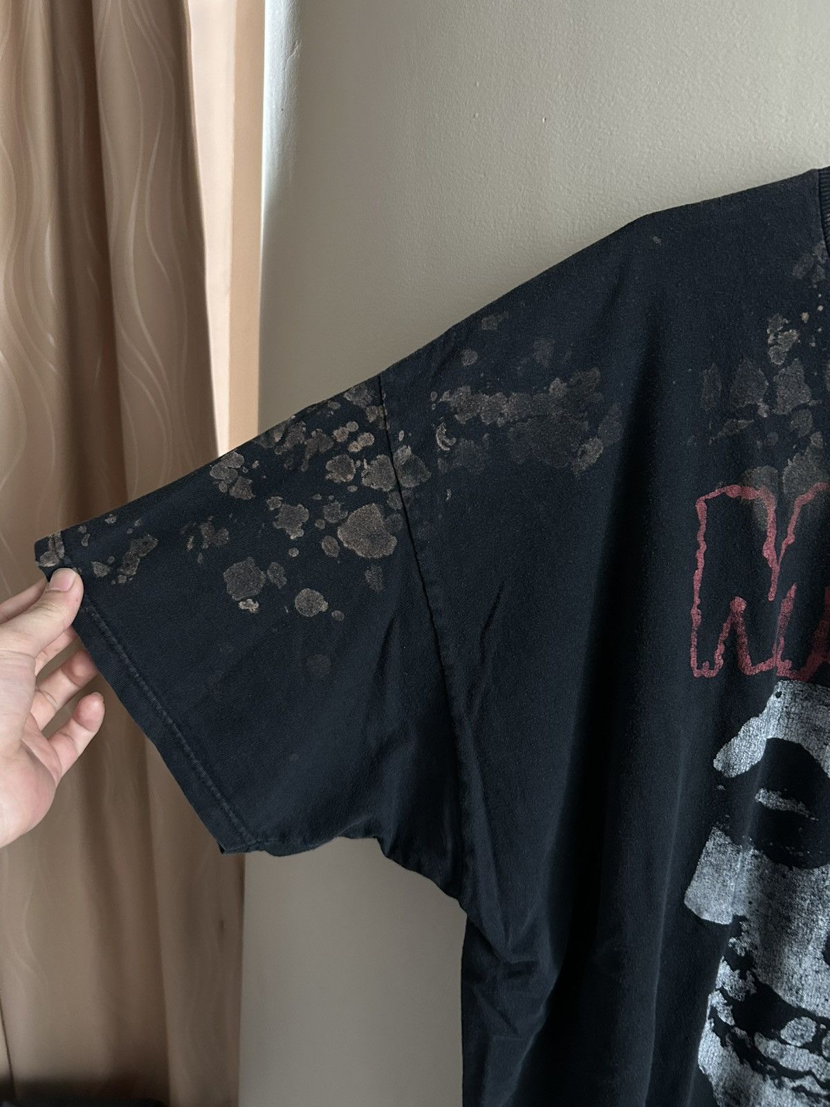 Band Tees Vintage Thrashed Misfits T Shirt Punk Fader Danzig Size US XL / EU 56 / 4 - 2 Thumbnail