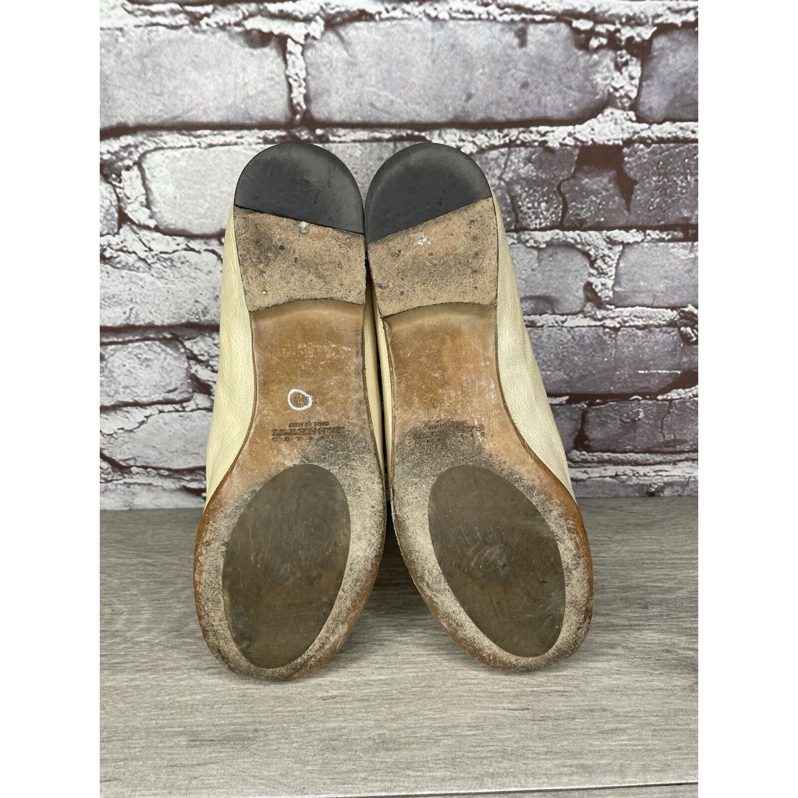 Silvano Sassetti Silvano Sassetti Beige Leather Slip On Loafers Flats Shoes W Size US 8 / IT 38 - 16 Thumbnail