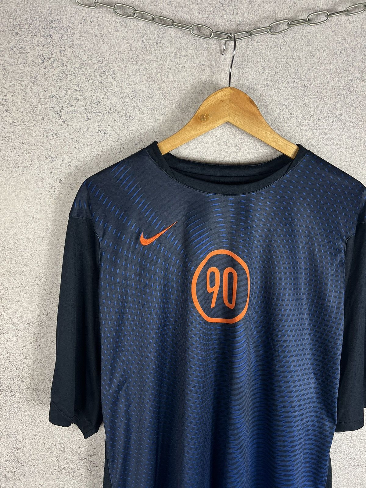 Nike Vintage Nike Total 90 Small Swoosh Tee Size US XXL / EU 58 / 5 - 2 Thumbnail