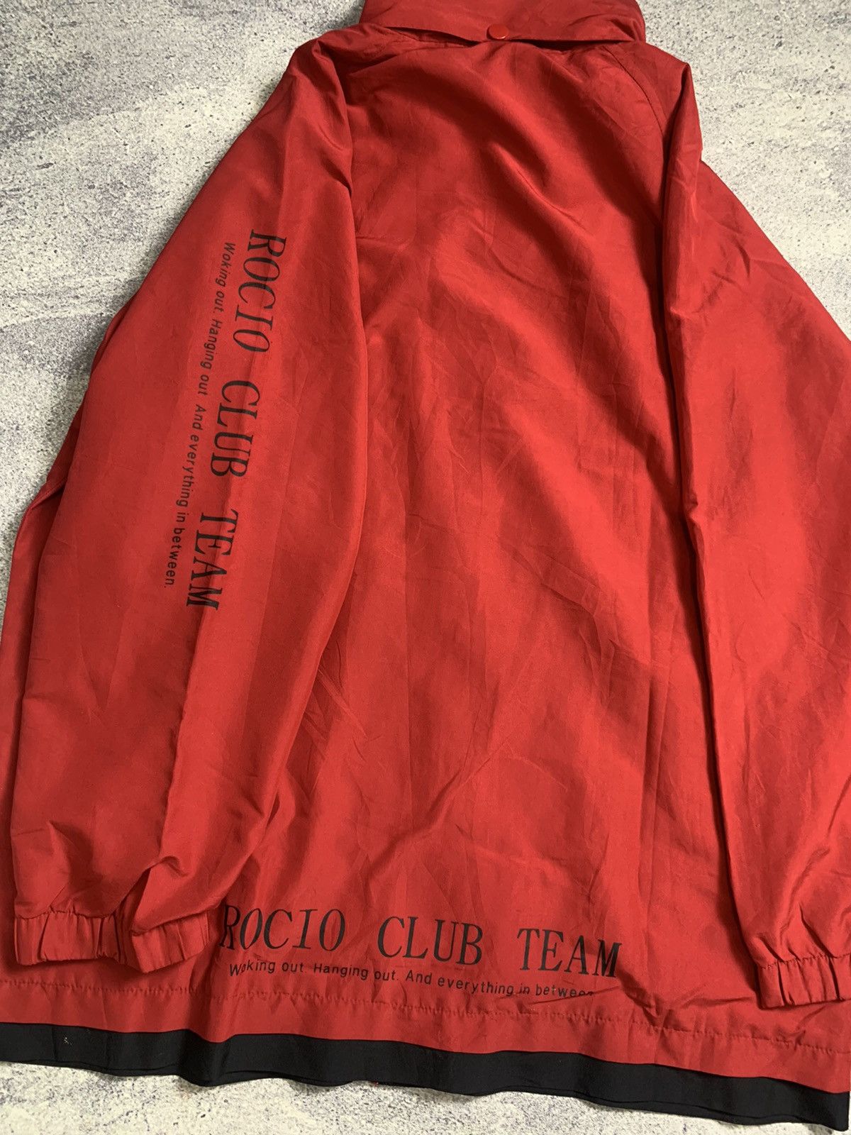 Japanese Brand × Vintage Vintage Red 'Rocio Club' Windbreaker Jacket Size US L / EU 52-54 / 3 - 6 Thumbnail