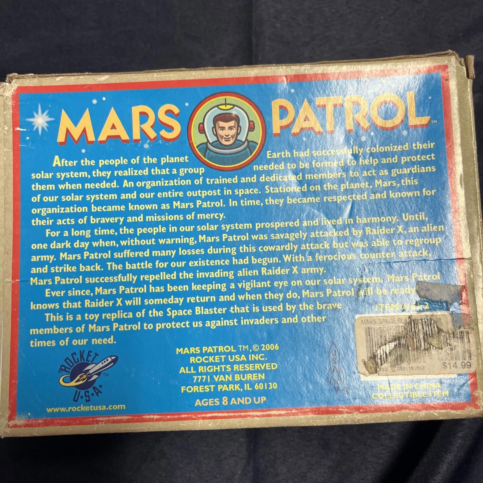 T.M. Lewin MP-1 Mars Space Blaster Toy Gun Tin Metal Size ONE SIZE - 4 Thumbnail