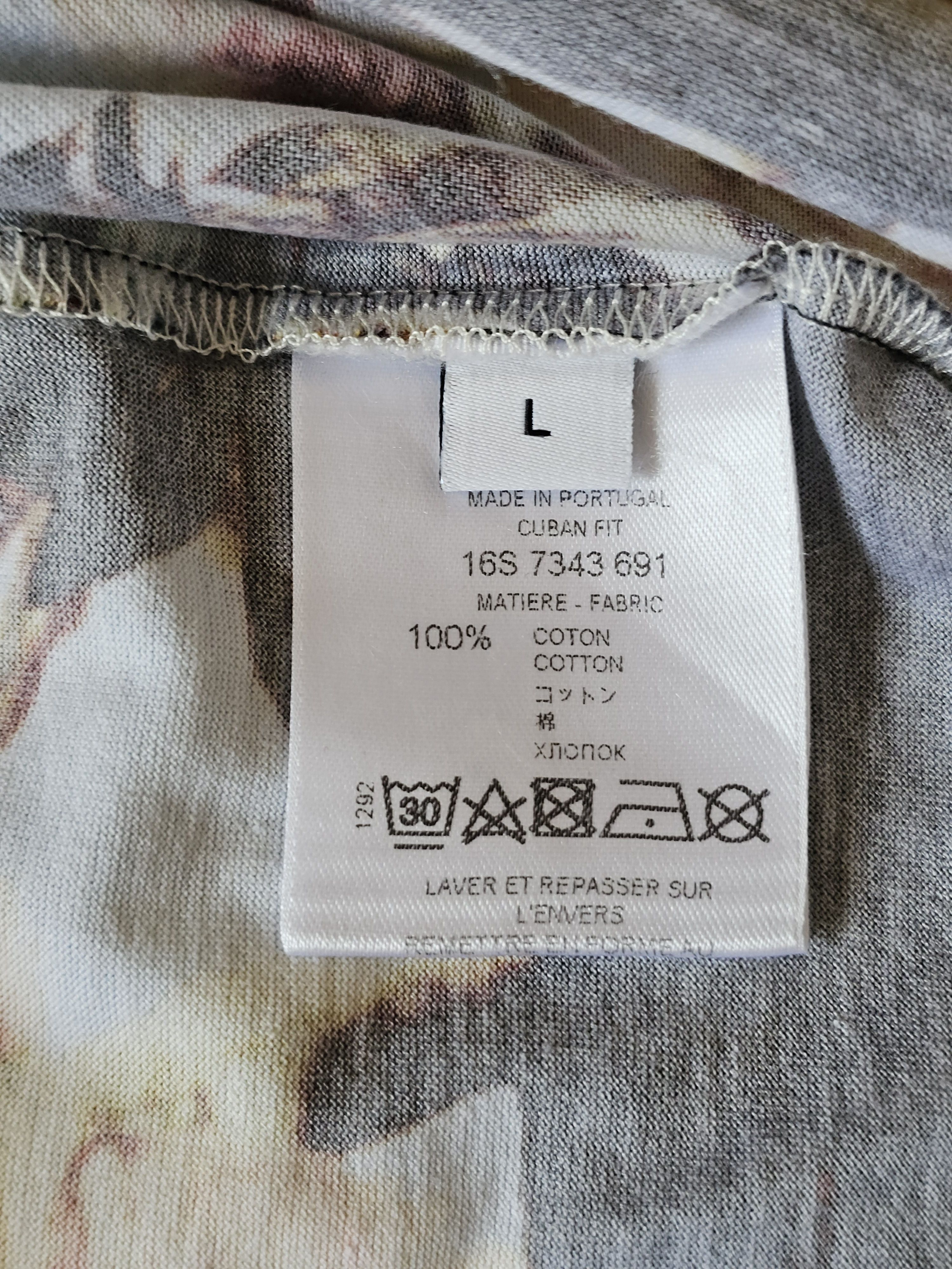 Givenchy Givenchy Floral Print Short Sleeve T-Shirt Size L Size US L / EU 52-54 / 3 - 5 Thumbnail