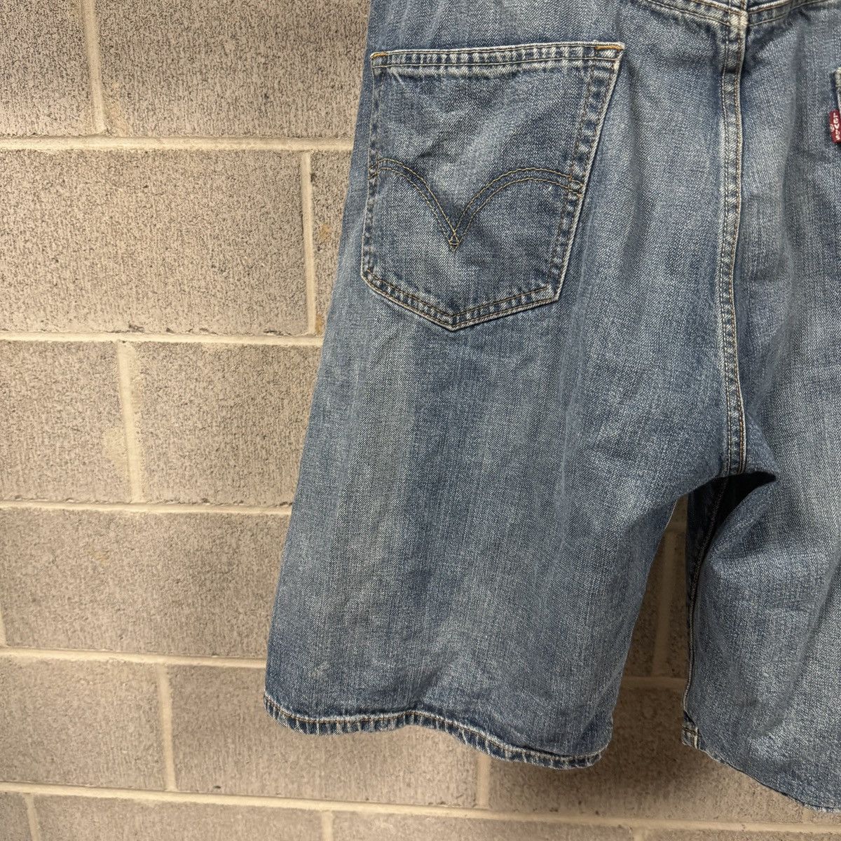 Levi's Levi's 569 Baggy Denim Shorts Jorts Skater ERD Grunge Chrome Size US 38 / EU 54 - 6 Thumbnail