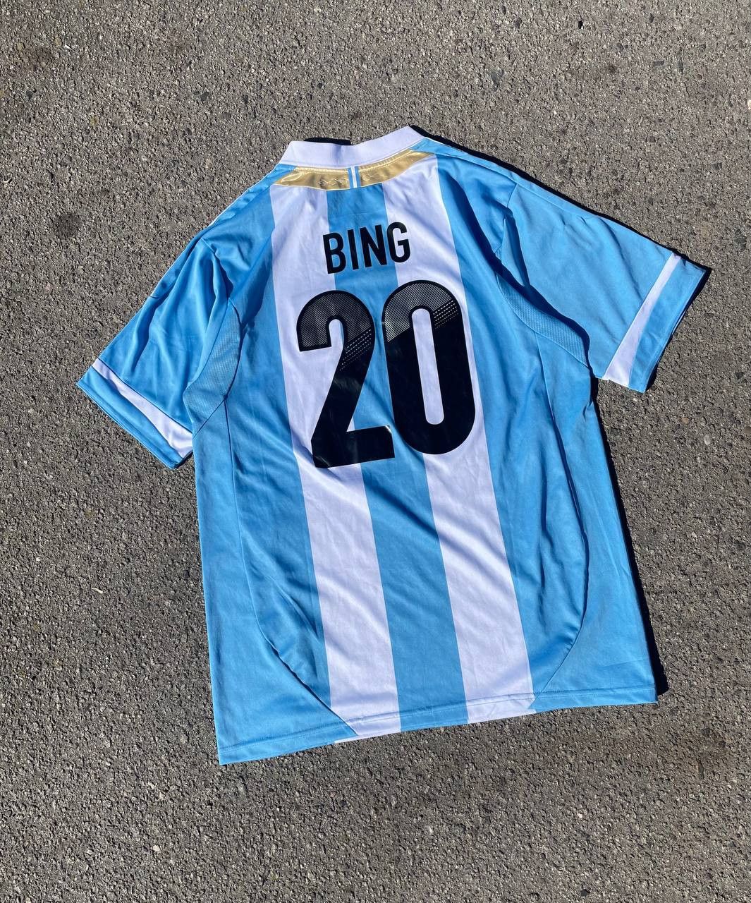 Adidas Adidas Argentina Soccer Jersey 2010 World Cup (Fan Replica) Size US L / EU 52-54 / 3 - 8 Thumbnail