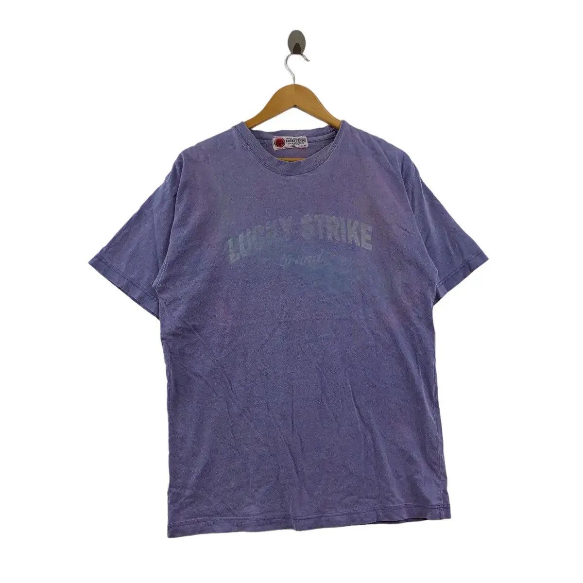 Vintage Vintage LUCKY STRIKE RACING Team Discolour Trash Tee Shirt Size US M / EU 48-50 / 2 - 1 Thumbnail