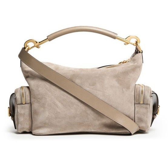 Chloe Chloe Camera Motty Gray Suede Shoulder Bag New & Authentic Size ONE SIZE - 3 Thumbnail