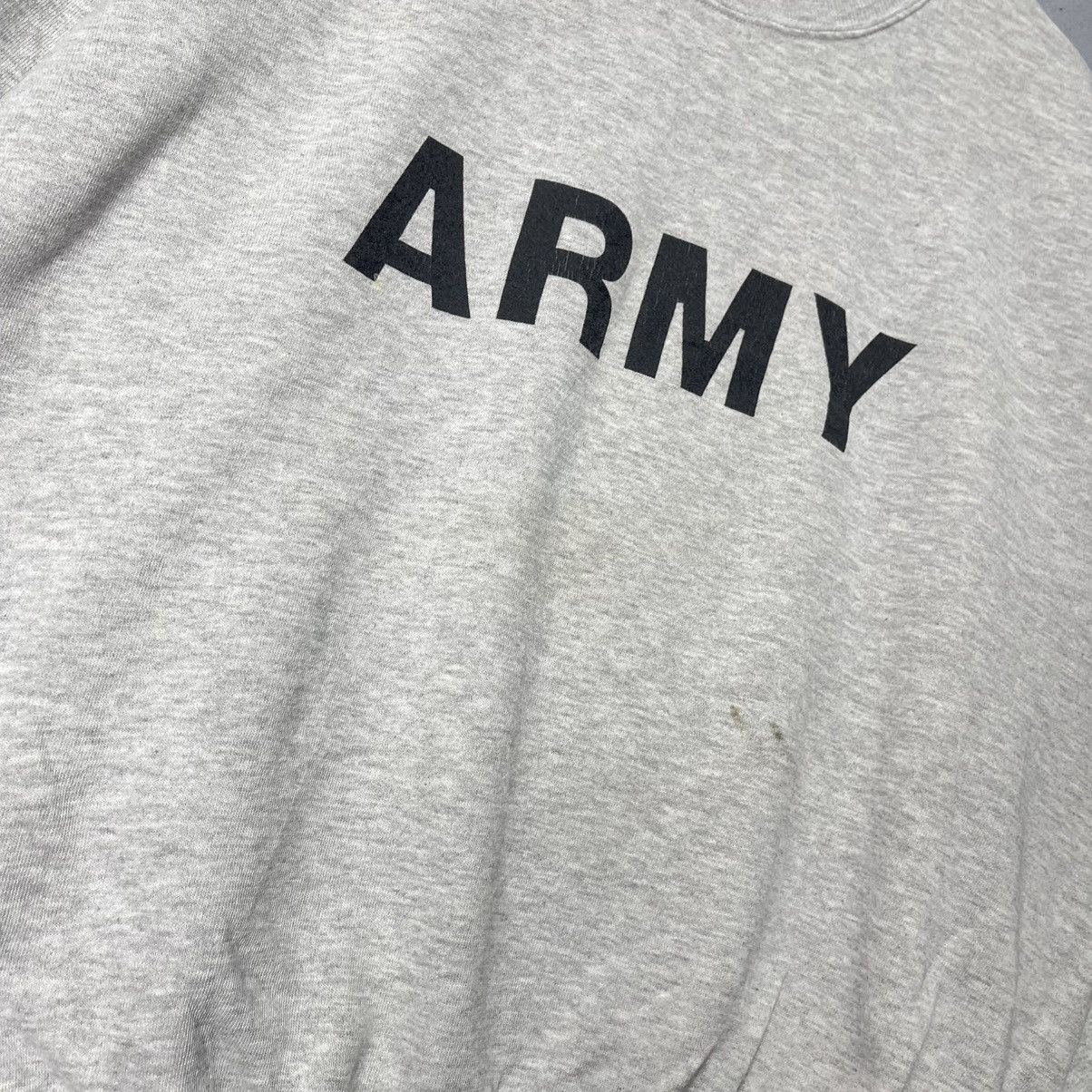Vintage Vintage Military Style “ARMY” Crewneck Sweatshirt Grey Size US XXL / EU 58 / 5 - 4 Thumbnail