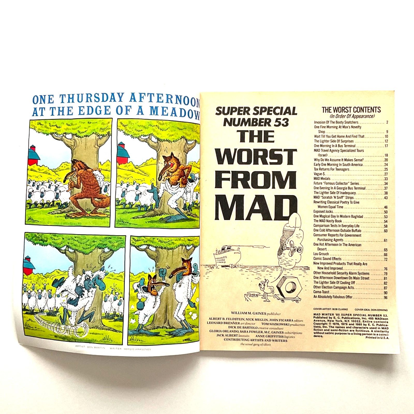 Other Mad Magazine Super Special Winter 1985 Vintage Size ONE SIZE - 3 Thumbnail