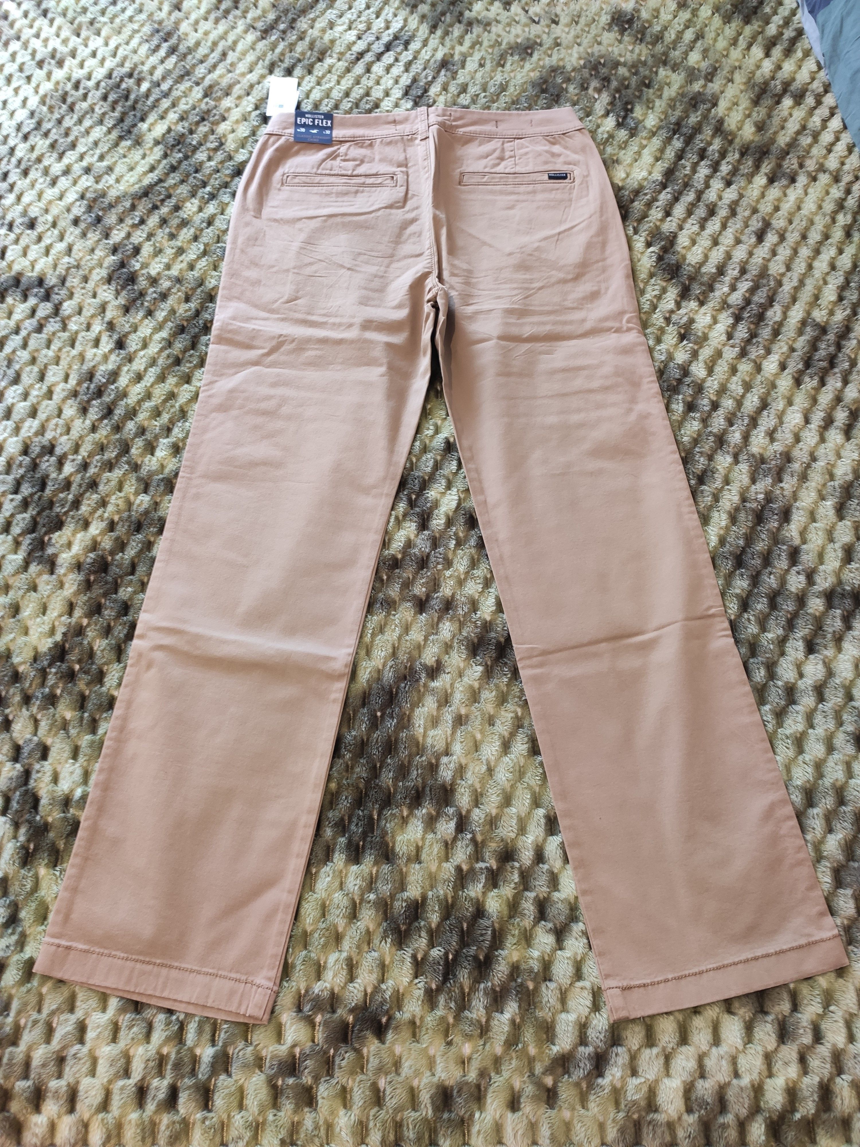 Hollister Hollister autentico. Uomo straight chino kaki 30W 32L Size US 26 / EU 42 - 2 Thumbnail