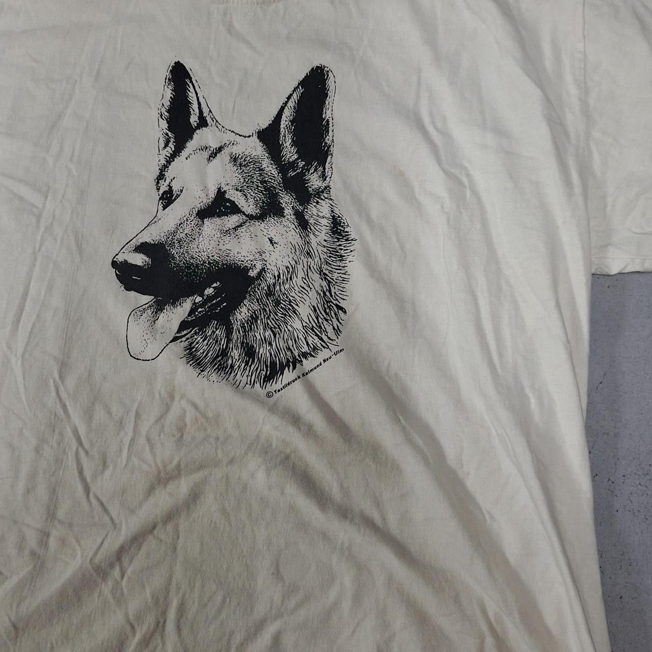 Other White vintage German Shepard dog graphic tee Size US XXL / EU 58 / 5 - 1 Thumbnail