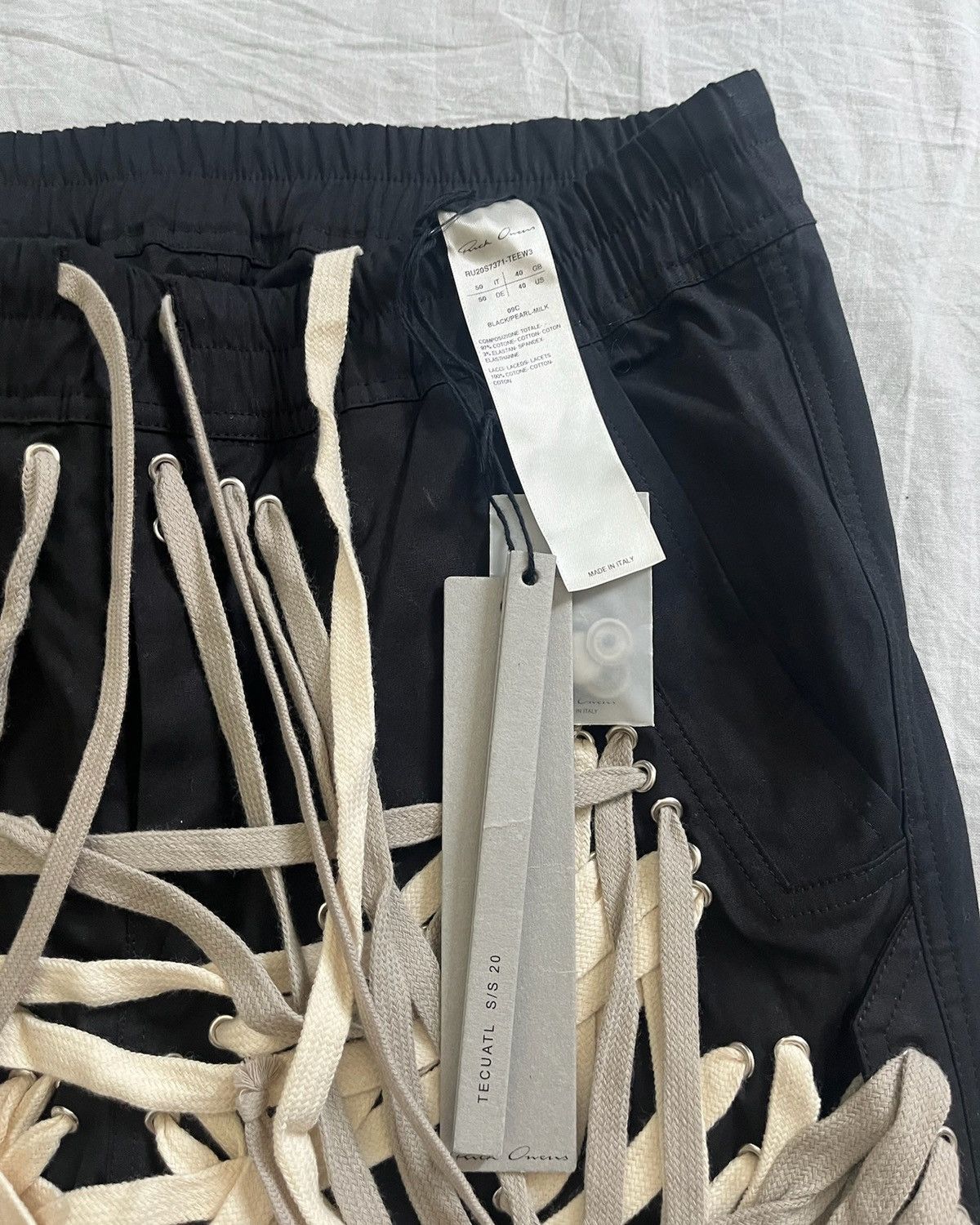 Rick Owens rick owens ss20 mega lace pant Size US 34 / EU 50 - 2 Thumbnail